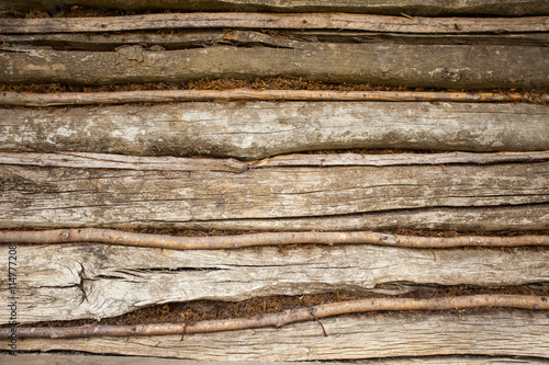 Rough texture of wood