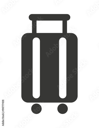 suitcase isolated icon design