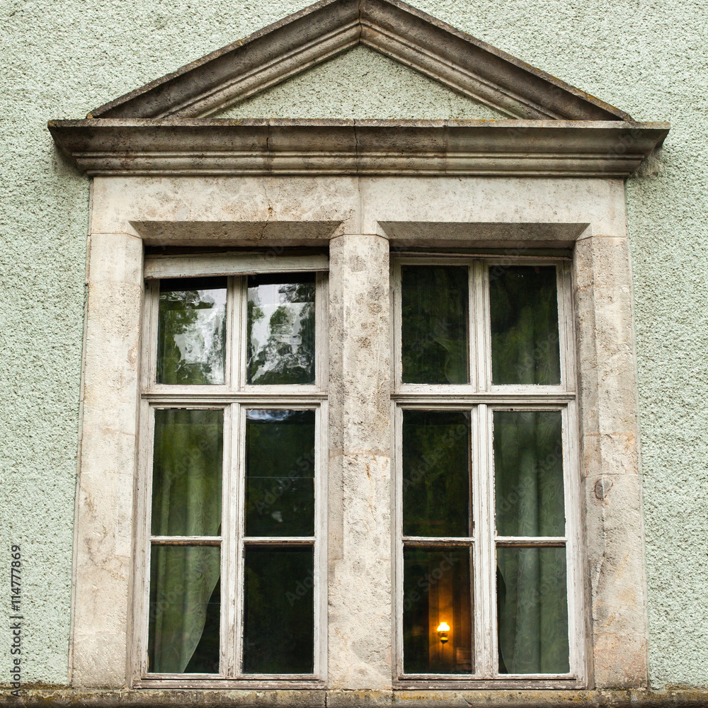 Obraz premium View of old window