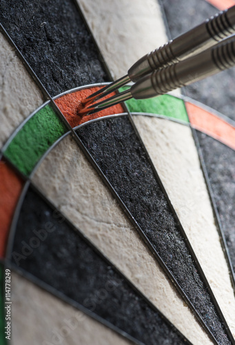 Wallpaper Mural Darts in a dartboard, hit the maximum score 180 Torontodigital.ca