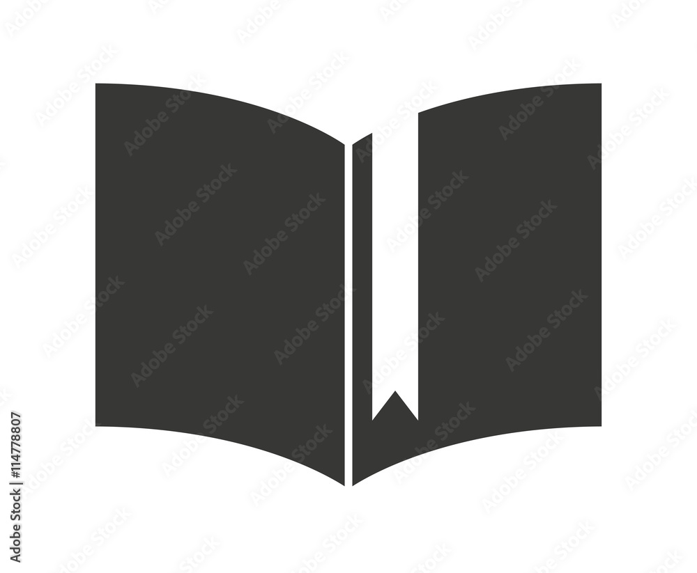 text book isolated icon design text book isolated icon design