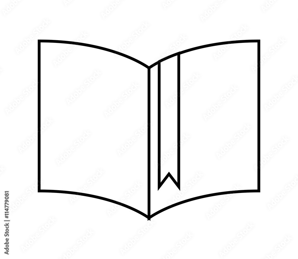 text book isolated icon design text book isolated icon design