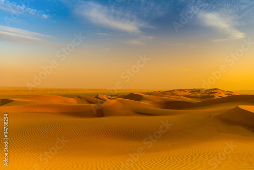 Wüsten-Goldrausch bei Sonnenaufgang
