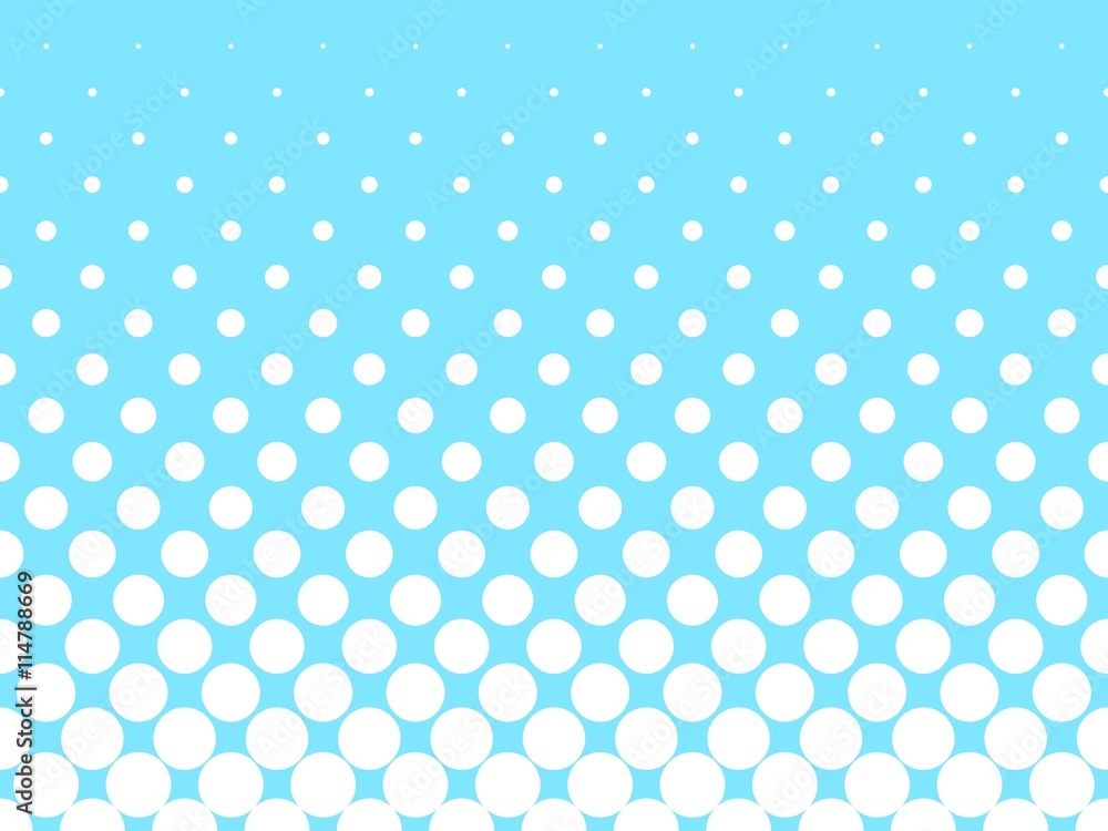 Halftone background of grey dots on white background. Gradient of large dots at the bottom and smaller dots at the top of illustration. Halftone background of grey dots on white background. Gradient of large dots at the bottom and smaller dots at the top of illustration.