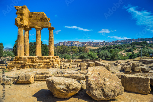 Fotografia Valley of the Temples. Agrigento, Sicily, Italy