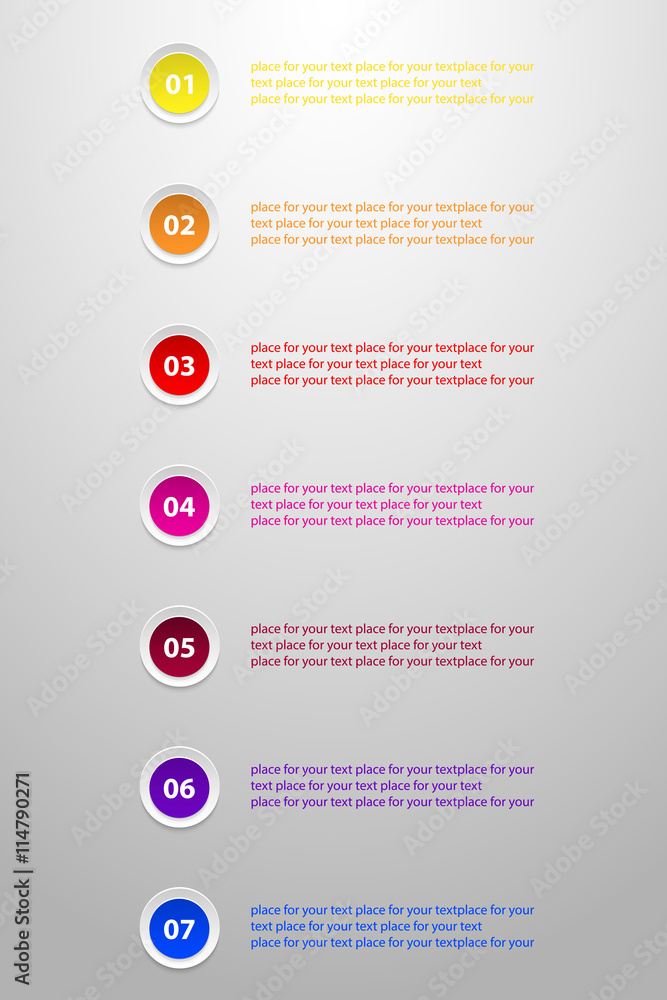 Fototapeta premium Template for presentation