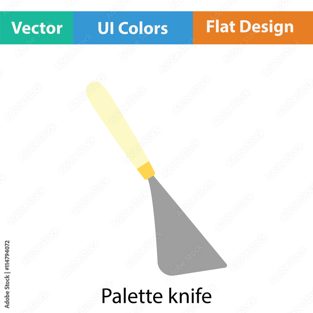 Palette knife icon