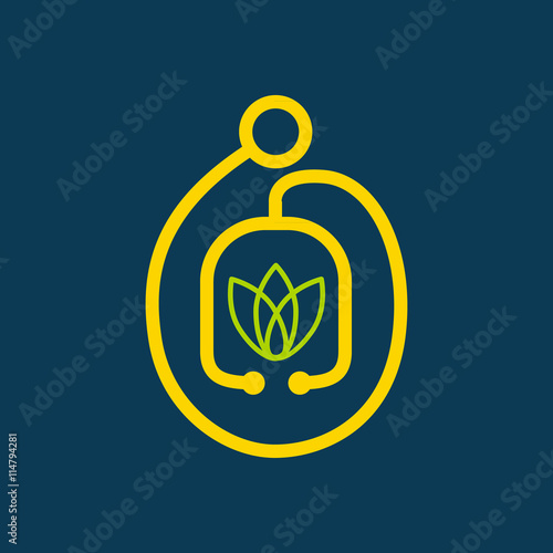 alternative medicine logo vector