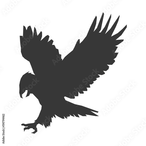 eagle silhouette icon