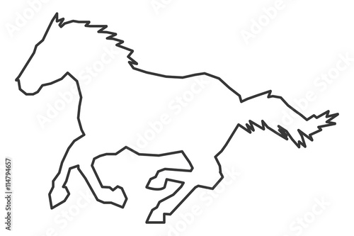 horse outline icon