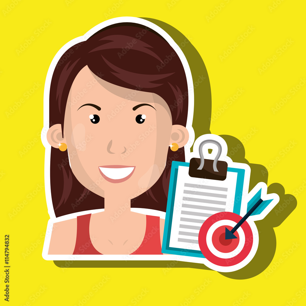 business person with checklist isolated icon design, vector illustration graphic business person with checklist isolated icon design, vector illustration graphic