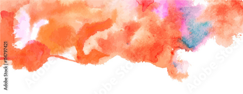 Vector abstract background texture with watercolor stains