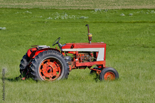Red tractor