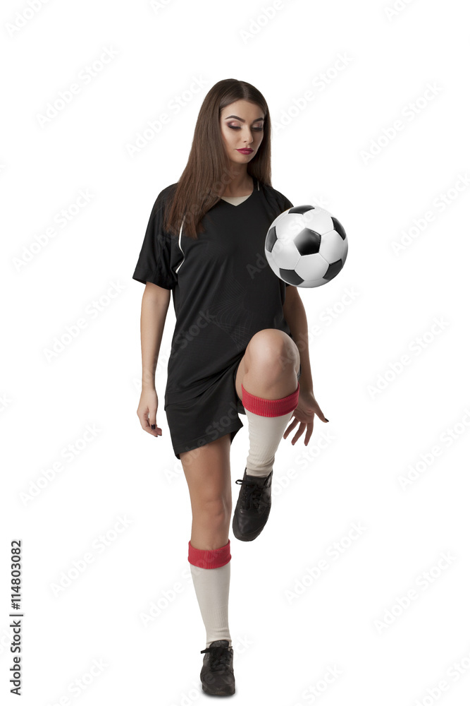 Woman soccer player