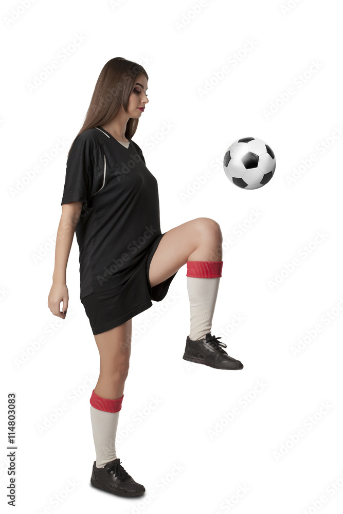 Woman soccer player