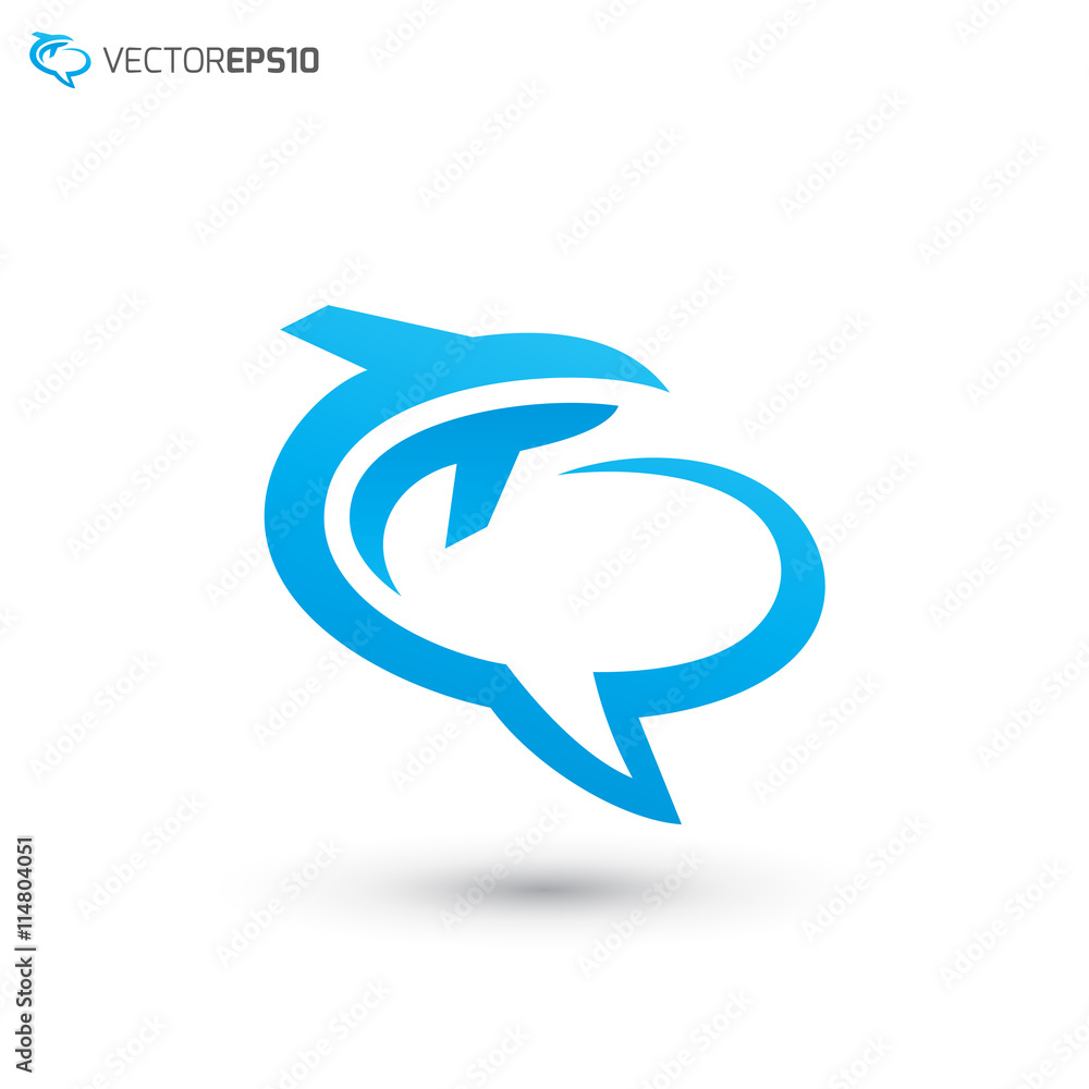 Obraz premium Travel Jet Logo