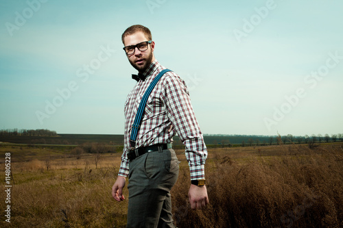 Redneck nerd man © Dmitry Bairachnyi