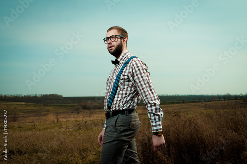 Redneck nerd man © Dmitry Bairachnyi