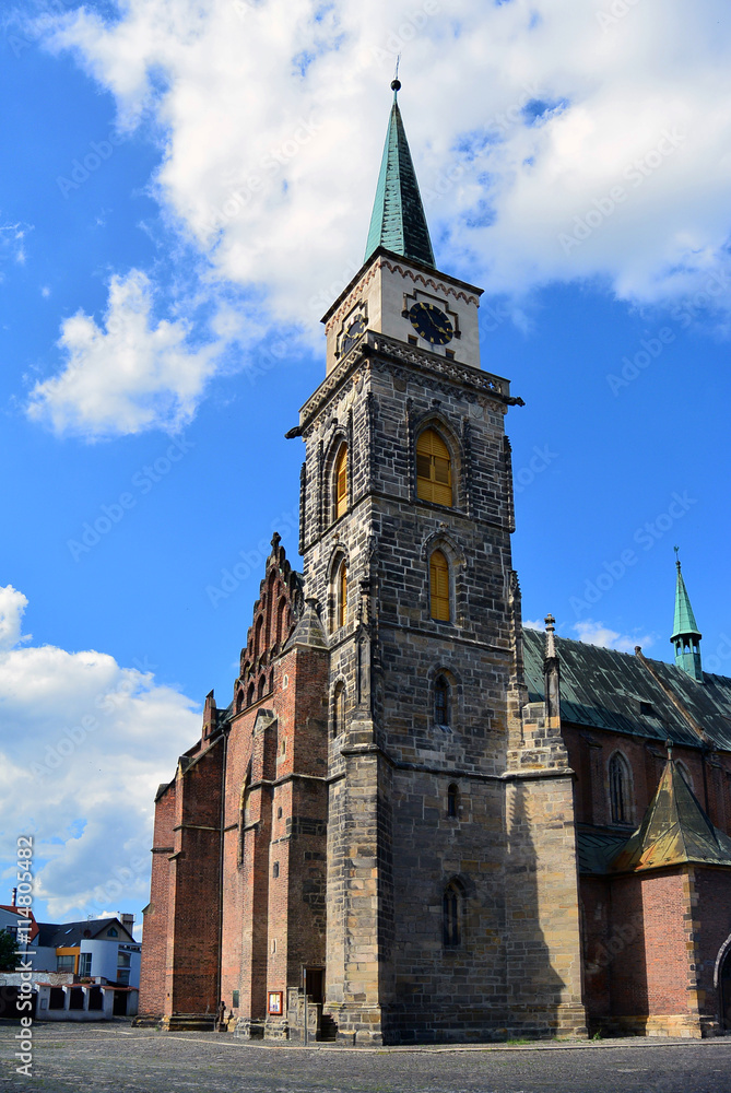 The Gothic Church of St. Giles in Nymburk