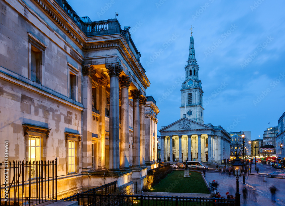National Gallery T,rafalgar Square, London - UK