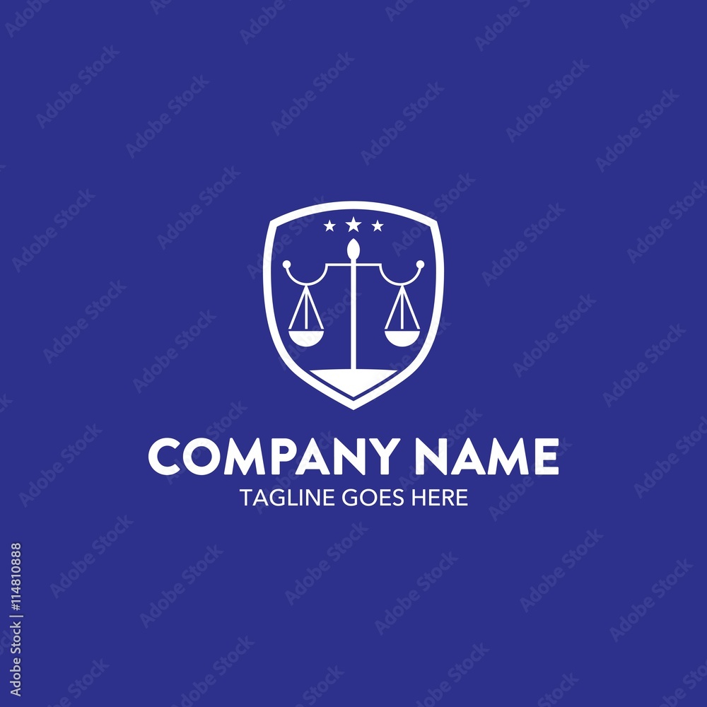Law & Attorney Logo Law & Attorney Logo