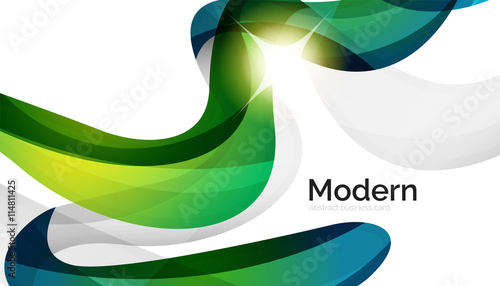 Shiny wave modern motion template