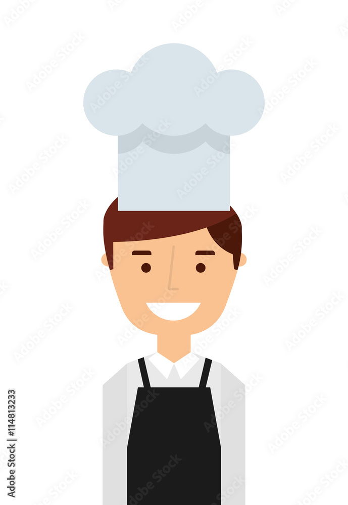 professional chef isolated icon design professional chef isolated icon design
