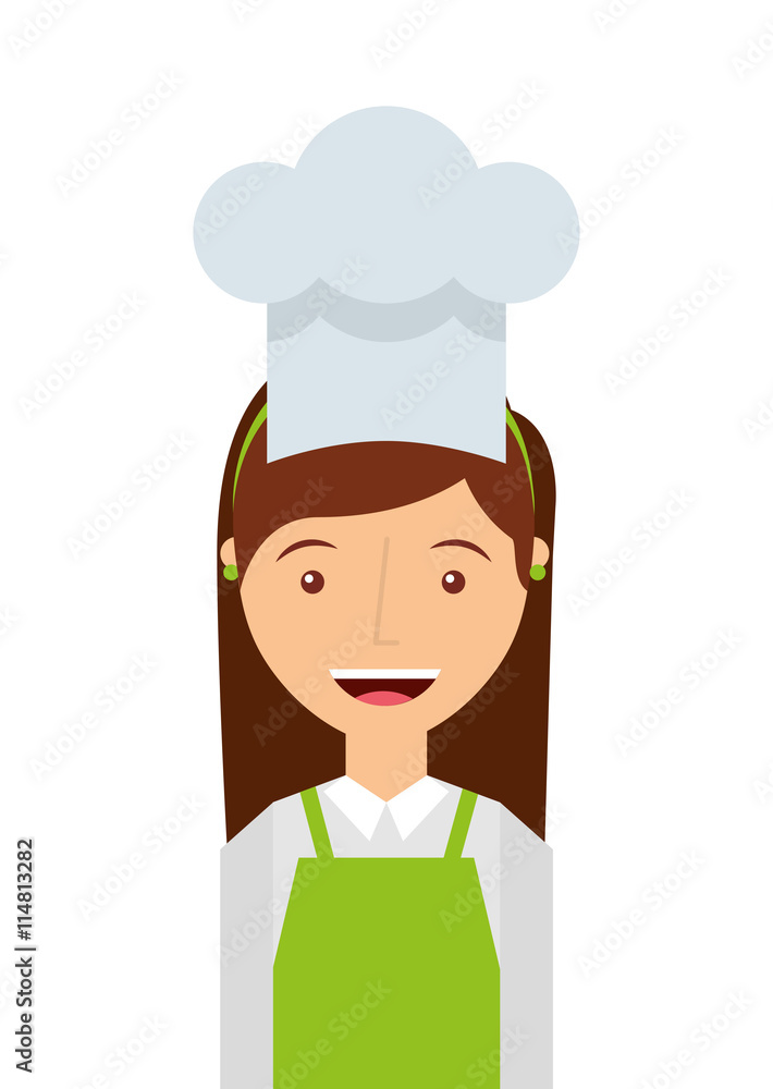 professional chef isolated icon design professional chef isolated icon design