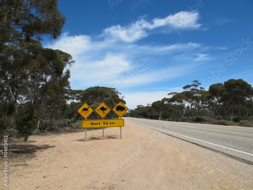 Australian roadsign