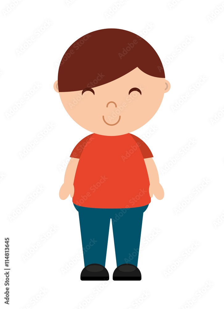little boy isolated icon design little boy isolated icon design
