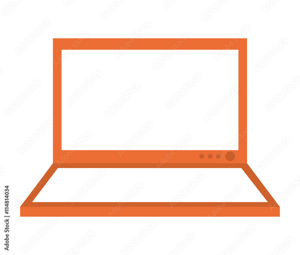 laptop computer isolated icon design laptop computer isolated icon design