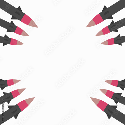 rocket weapon background.