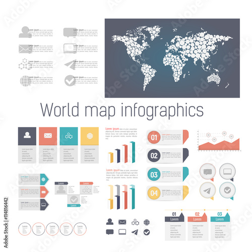 Set of infographics elements