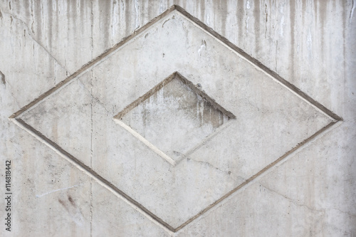 Grey concrete fence as background texture