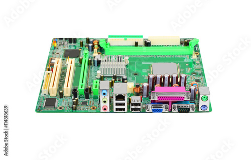 Green computer motherboard