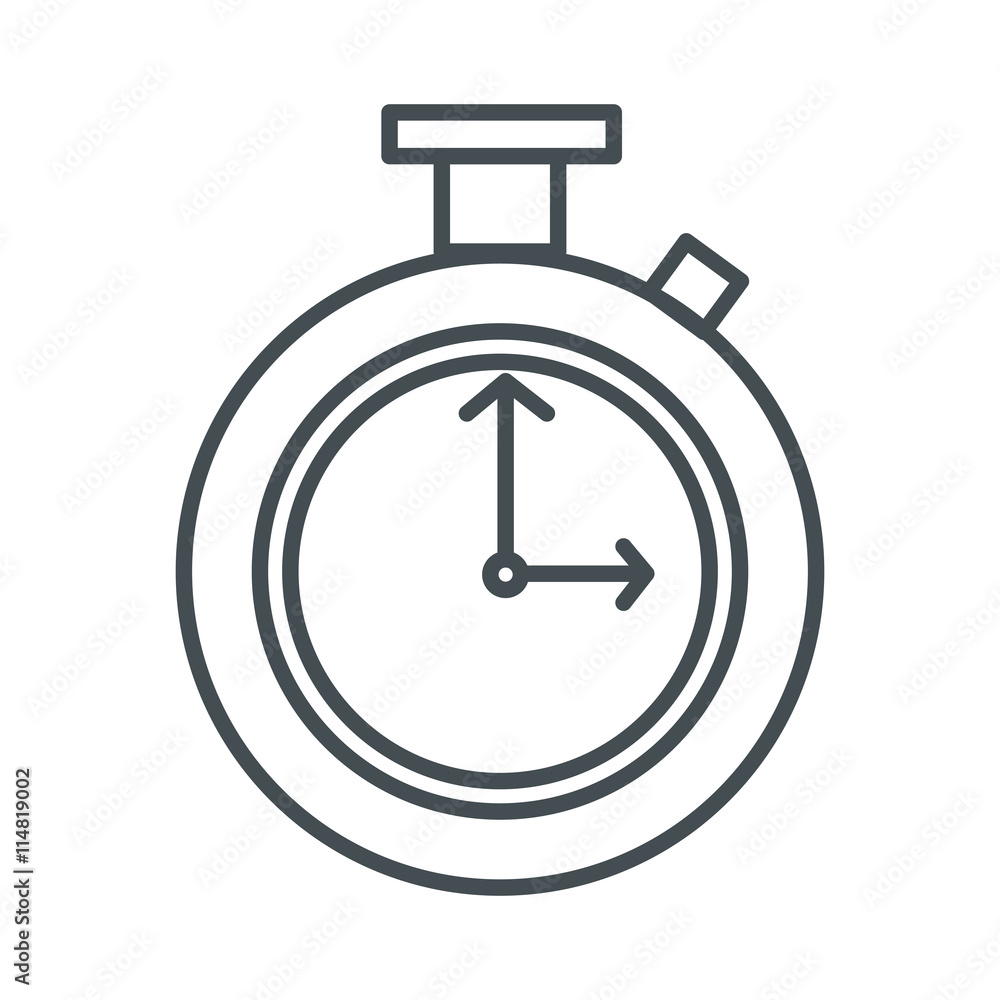 chronometer line icon chronometer line icon