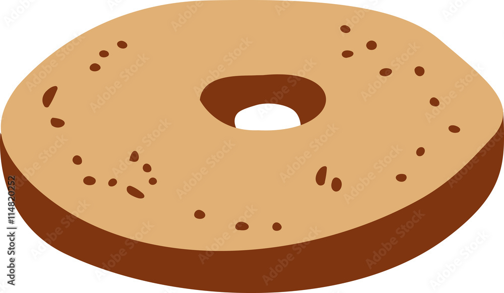 Whole grain bagle Whole grain bagle