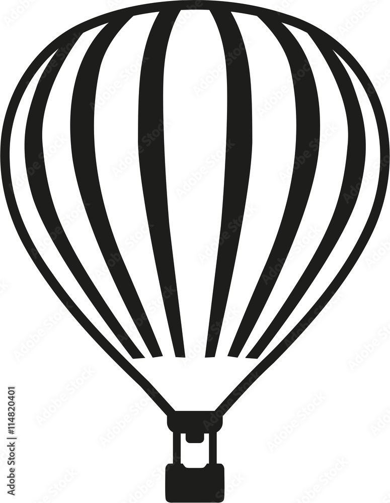 Fototapeta premium Hot air balloon with details