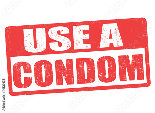 Use a condom stamp