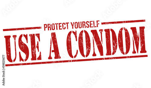 Use a condom stamp
