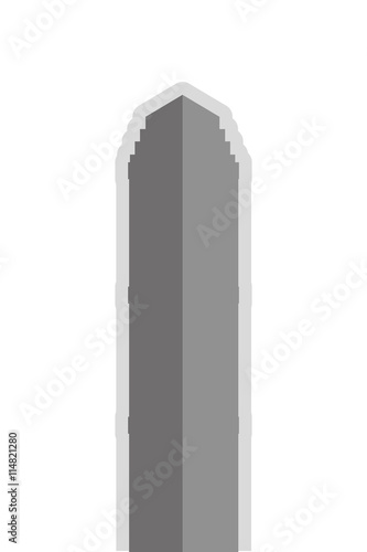 skyscraper silhouette icon