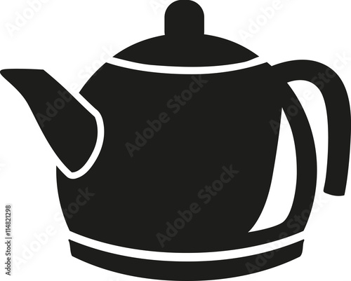 Modern teapot icon