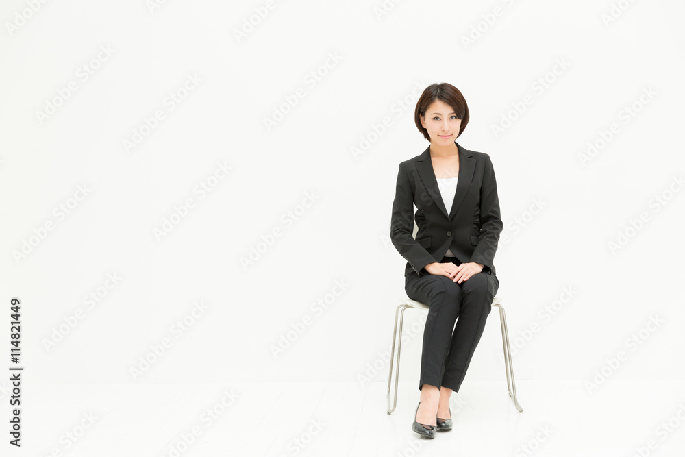 asian businesswoman isolated on white background asian businesswoman isolated on white background