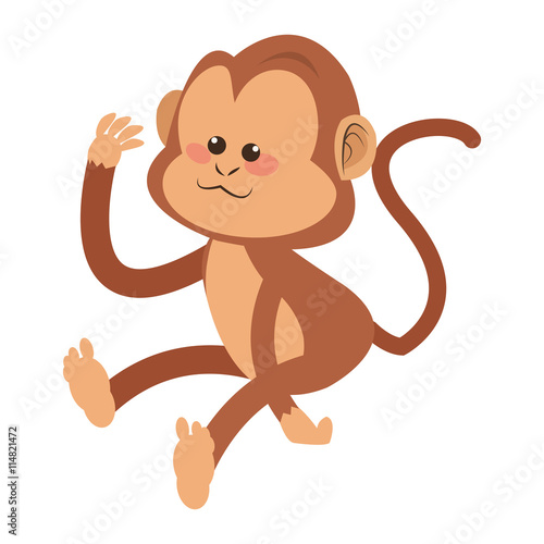 monkey cartoon icon