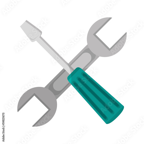 screwdriver and wrench icon