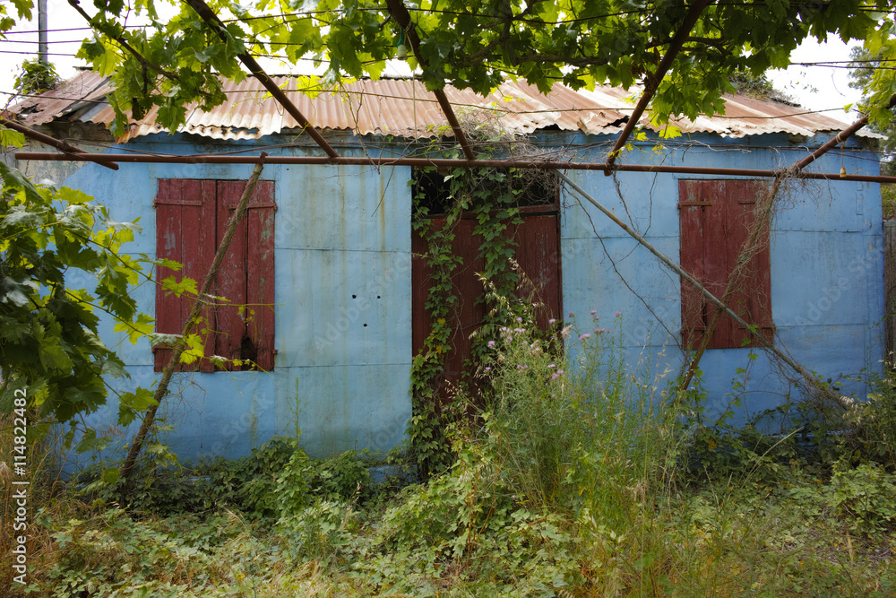 Small village house on the coastline of Kefalonia, Ionian Islands, Greece Small village house on the coastline of Kefalonia, Ionian Islands, Greece
