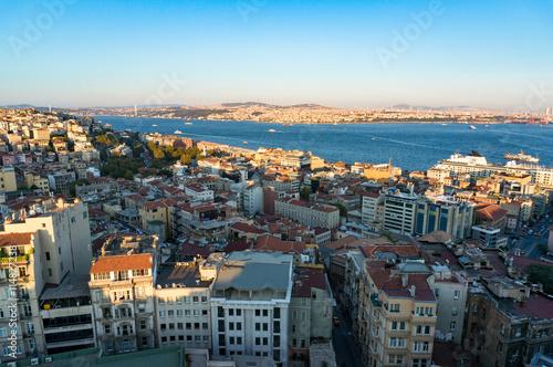 Photography Aerial view of Istanbul, Turkey