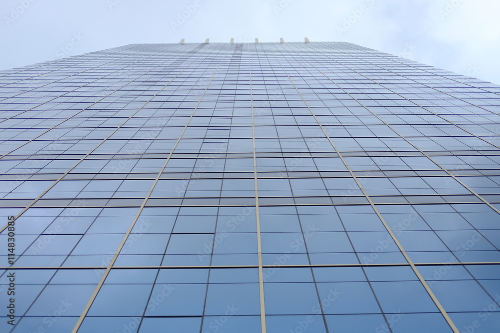exterior of glass building exterior of glass building