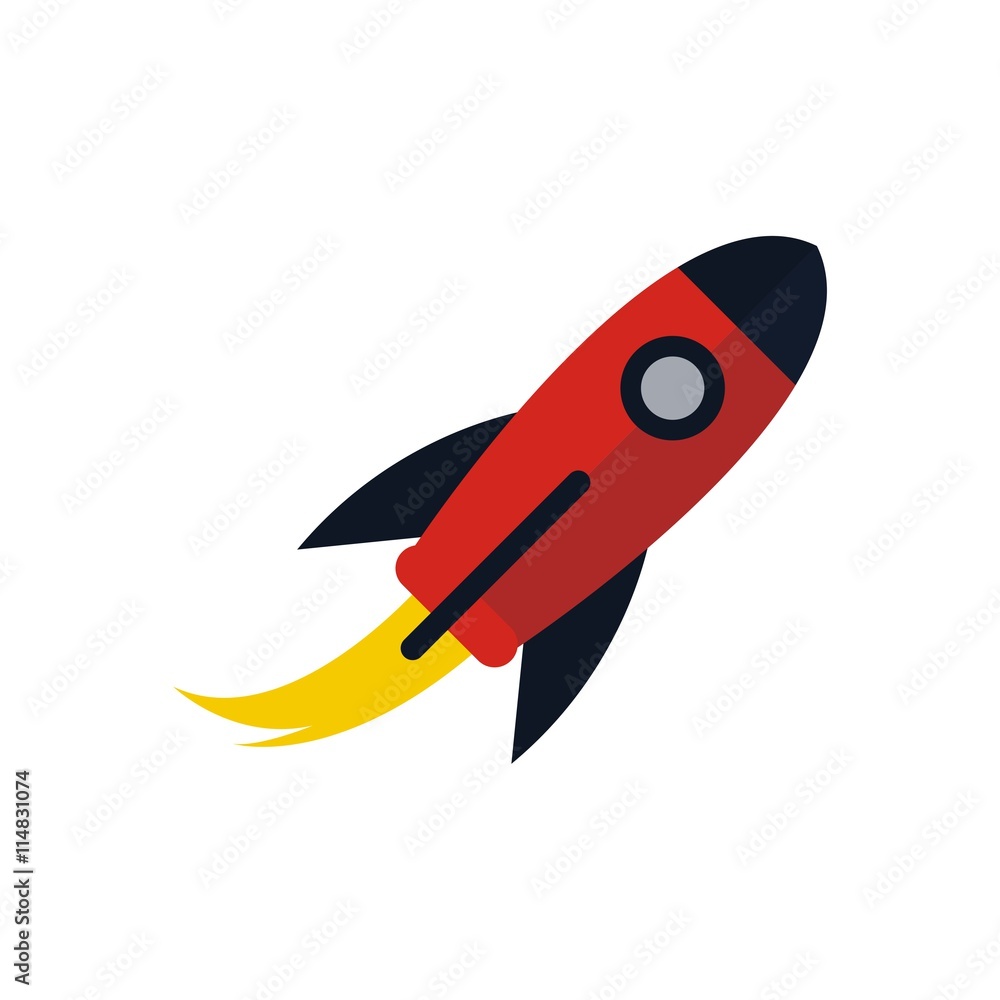 Logo rocket icon vector Logo rocket icon vector
