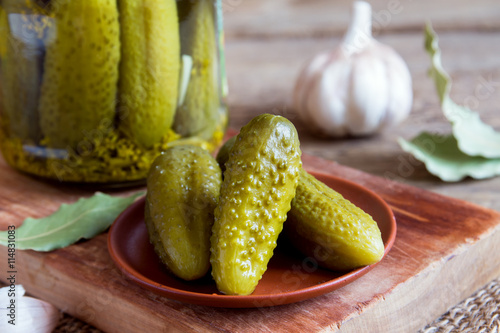 Obraz na plátně Homemade pickles